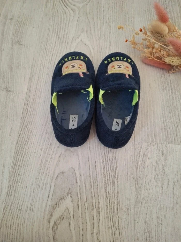Zapatos/pantuflas para niño Explorer azul marino Tex - T26 – photo 4